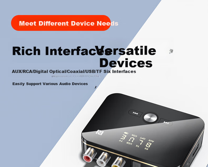 Приемник-передатчик LinkStone Bluetooth 6.0 с AUX - изображение 7