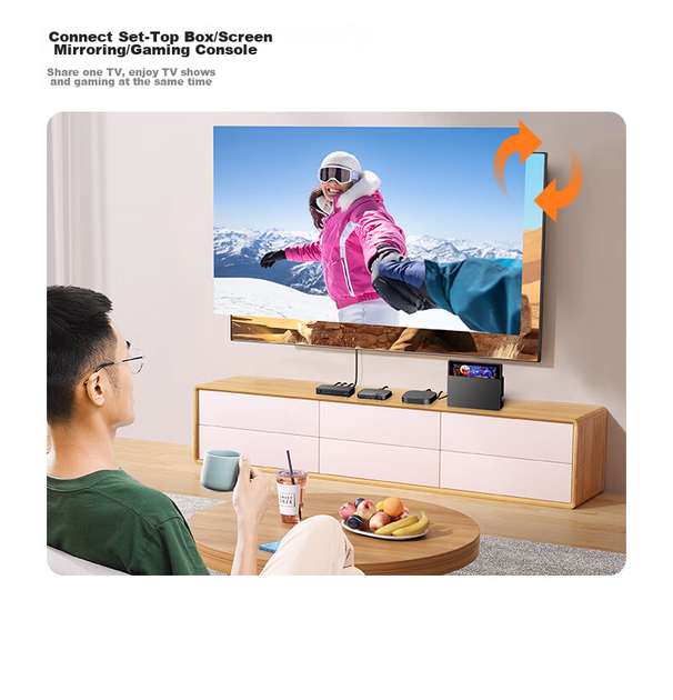 Перемикач UGREEN 90800 HDMI 2.0 4K 60 Гц - Фото 10 Перемикач UGREEN 90800 HDMI 2.0 4K 60 Гц - зображення 10