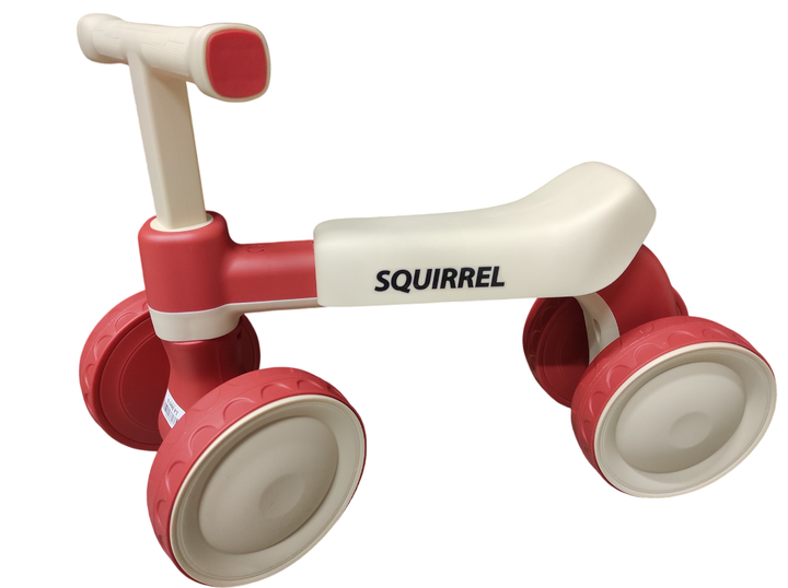 Детский беговел Squirrel четырехколесный, красный - изображение 3