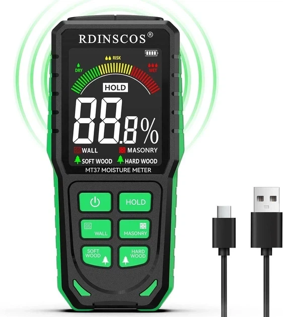 Безконтактний вологомір RDINSCOS для стіни - Фото 1 Безконтактний вологомір RDINSCOS для стіни - зображення 1