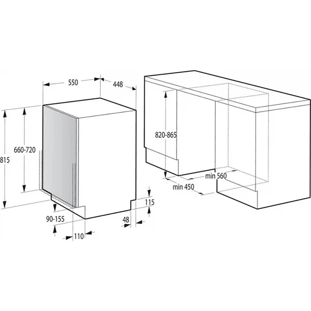 Посудомийна машина GORENJE GV520E15 (WQP8-7712R) - Фото 6 Посудомийна машина GORENJE GV520E15 (WQP8-7712R) - изображение 6