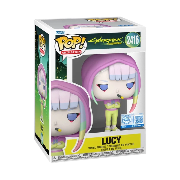 Фігурка Funko Pop Cyberpunk - Lucy in Hoodie / Фанко Поп Кіберпанк - Люсі #2416 - Фото 3 Фігурка Funko Pop Cyberpunk - Lucy in Hoodie / Фанко Поп Кіберпанк - Люсі #2416 - зображення 3