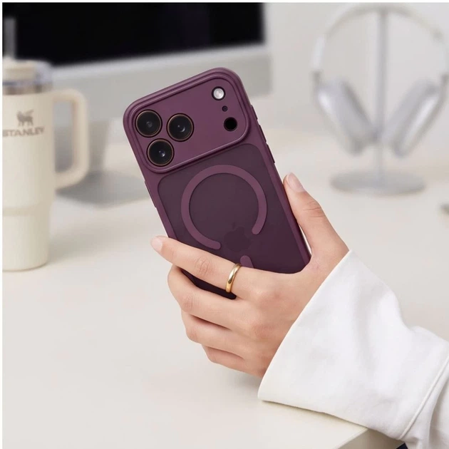 Чехол Tech-Protect Basicmag для iPhone 18 Pro Max | 17 Pro Max Dark Cherry (5906302341856) - изображение 9