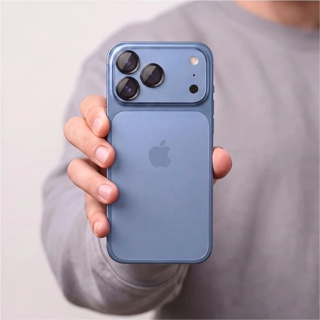 Защитное стекло для камеры Tech-Protect CamRing Fit+ для iPhone 18 Pro | 18 Pro Max Black (5906302325016) - изображение 7