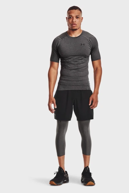 Футболка Under Armour полиэстер 84% эластан 16% XXL серый мужской - изображение 2