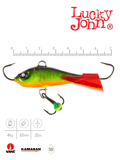 Балансир Lucky John BALTIC 60мм 46г пластик 301RT - изображение 2