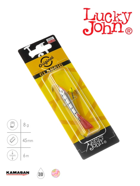 Балансир Lucky John CLASSIC 4.5 50мм 10г морозостойкий пластик цвет 12HRT - Фото 3 Балансир Lucky John CLASSIC 4.5 50мм 10г морозостойкий пластик цвет 12HRT - изображение 3