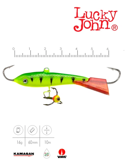 Балансир Lucky John CLASSIC 6 60 мм 18 г пластик 36RT - изображение 2