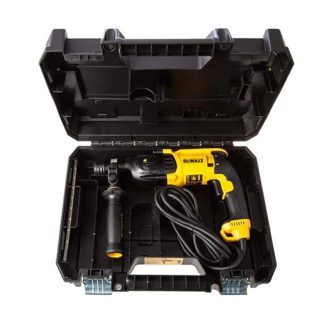 Перфоратор сетевой DeWALT SDS+ 800 Вт 2.9 Дж 1500 об/мин 5500 уд/мин кейс D25133K-QS - Фото 4 Перфоратор сетевой DeWALT SDS+ 800 Вт 2.9 Дж 1500 об/мин 5500 уд/мин кейс D25133K-QS - изображение 4