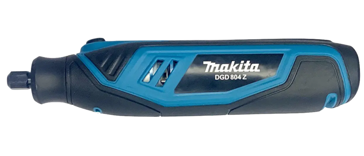 Аккумуляторный мини гравер Makita 4 В для гравировки 25000 об мин дримель портативный 2 А·ч шлифмашина прямая 3.2 мм для полировки заточки зачистки металла дерева пластика камня с регулировкой скорости 5 режимами 42 насадками кейсом - изображение 6