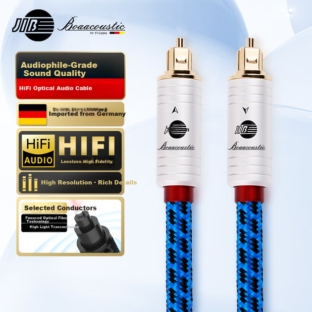 Кабель оптический аудио JIB Python BB-001 Toslink — 1 м - изображение 2