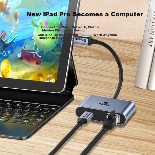 Сетевой адаптер Biaze GN69 / USB Type-C / Gigabit Ethernet - изображение 5