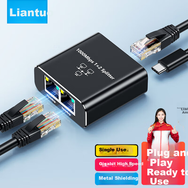 Мережевий адаптер LinkStone / RJ45 / 1 Гбіт/с Ethernet - Фото 3 Мережевий адаптер LinkStone / RJ45 / 1 Гбіт/с Ethernet - зображення 3