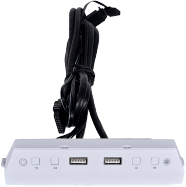 Moduł sterujący Lian Li LANCOOL 216 Black (LAN216-1W) - Zdjęcie 2 Moduł sterujący Lian Li LANCOOL 216 Black (LAN216-1W) - obraz 2