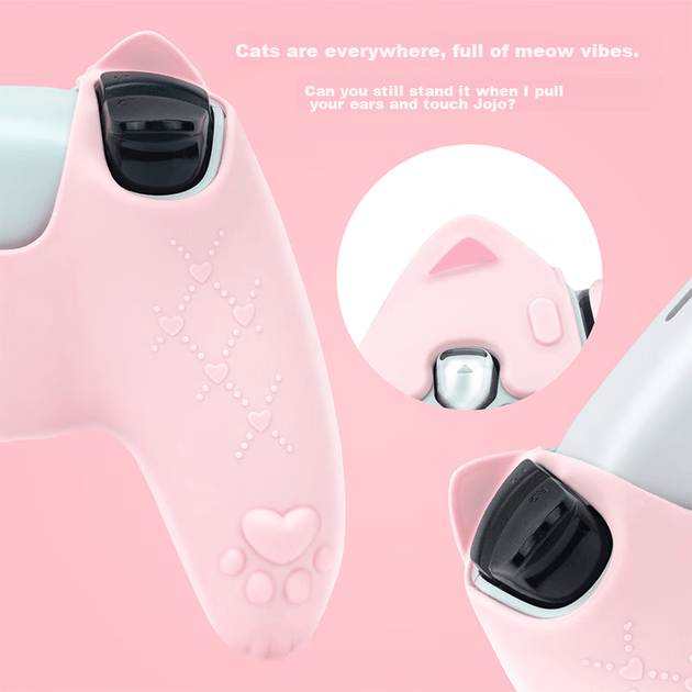 Чохол Jixiang для контролера PS5 силіконовий Pink - Фото 5 Чохол Jixiang для контролера PS5 силіконовий Pink - зображення 5
