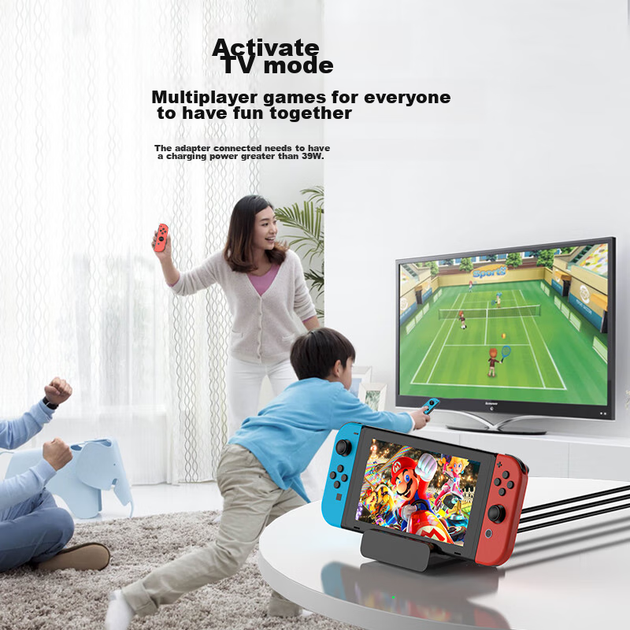 Док-станция NEWDERY для Nintendo Switch с HDMI - Фото 8 Док-станция NEWDERY для Nintendo Switch с HDMI - изображение 8