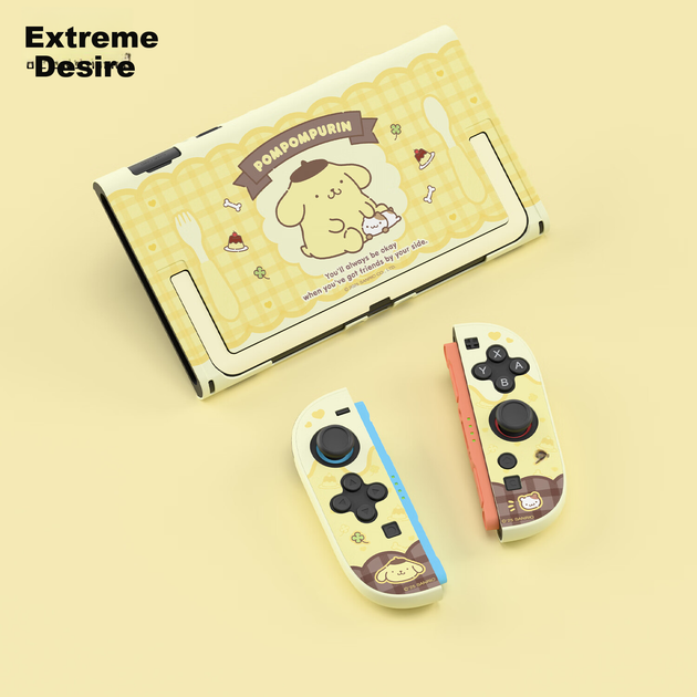 Чехол Jixiang Sanrio для Nintendo Switch 2 съемный жесткий противоударный с рисунком - Фото 3 Чехол Jixiang Sanrio для Nintendo Switch 2 съемный жесткий противоударный с рисунком - изображение 3