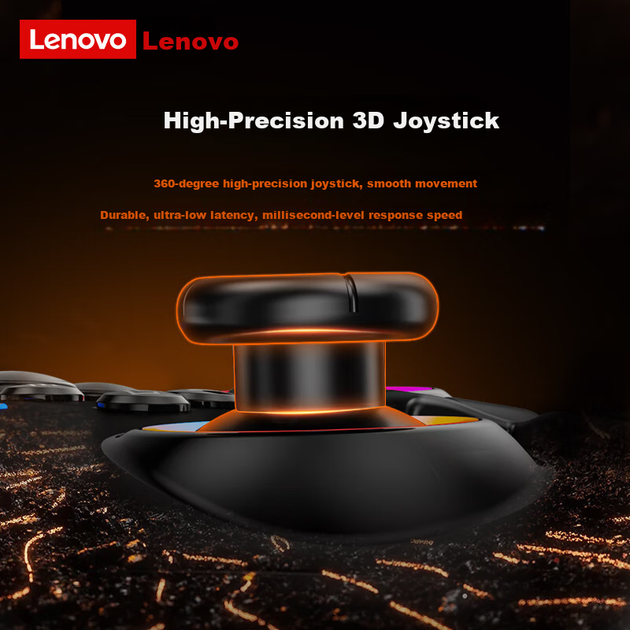 Контроллер игровой беспроводной Lenovo S02 Bluetooth Black - Фото 4 Контроллер игровой беспроводной Lenovo S02 Bluetooth Black - изображение 4