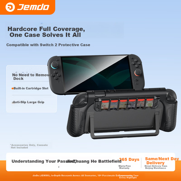 Чехол Jemdo для Nintendo Switch 2 силиконовый прозрачный - Фото 2 Чехол Jemdo для Nintendo Switch 2 силиконовый прозрачный - изображение 2