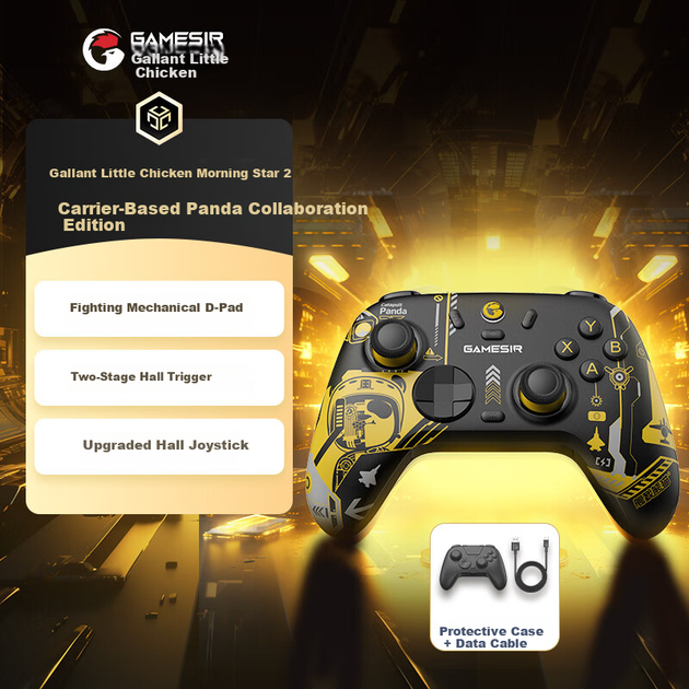 Беспроводной геймпад GameSir Nova 2 Panda on Board PC/Nintendo Switch/Android/iOS - Фото 2 Беспроводной геймпад GameSir Nova 2 Panda on Board PC/Nintendo Switch/Android/iOS - изображение 2