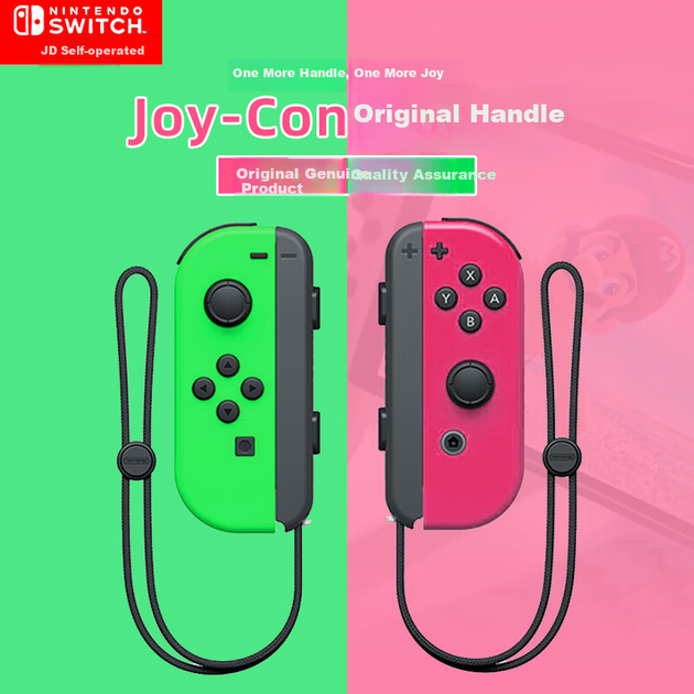 Геймпад Nintendo Joy-Con беспроводной Green/Pink - Фото 4 Геймпад Nintendo Joy-Con беспроводной Green/Pink - изображение 4