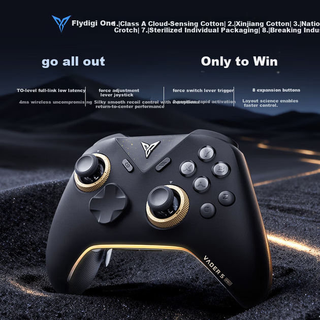 Бездротовий геймпад Flydigi Vader 5 Pro PC/Nintendo Switch/Android - зображення 2