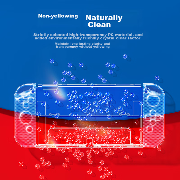 Чехол UGREEN для Nintendo Switch OLED Crystal Clear - Фото 5 Чехол UGREEN для Nintendo Switch OLED Crystal Clear - изображение 5