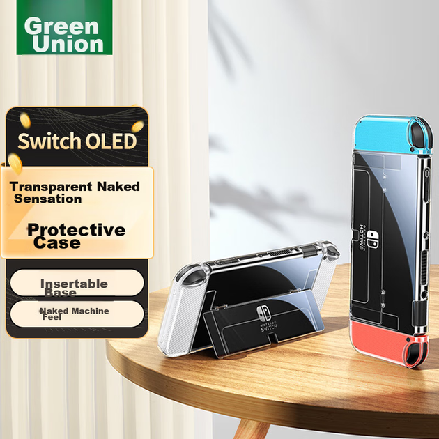 Чехол UGREEN для Nintendo Switch OLED Crystal Clear - Фото 12 Чехол UGREEN для Nintendo Switch OLED Crystal Clear - изображение 12