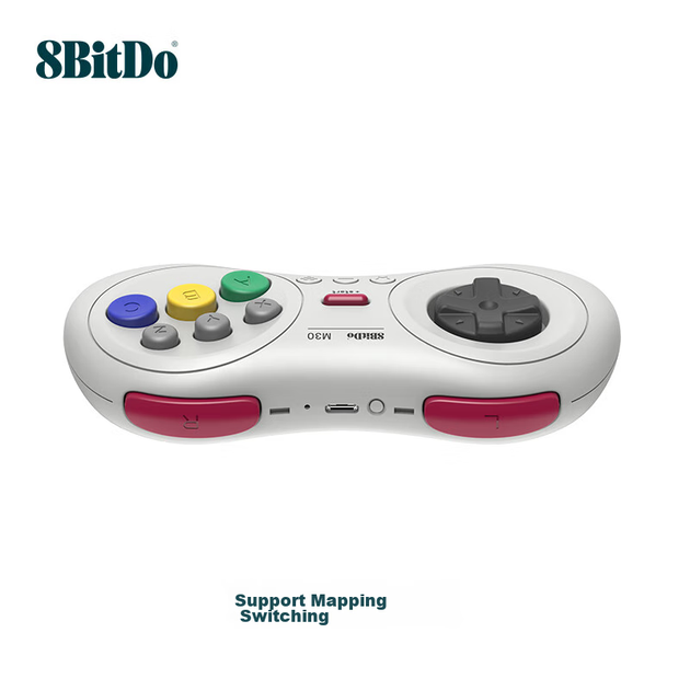 Игровой контроллер 8BitDo M30 Bluetooth, беспроводной контроллер для файтингов, совместимый с мобильными телефонами, ПК, консолью Switch и Steam TV, двойной контроллер. - изображение 7