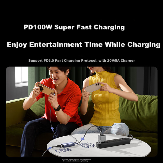 Сетевой адаптер Ugreen 65729 / USB Type-C / Gigabit Ethernet / Gold - изображение 4