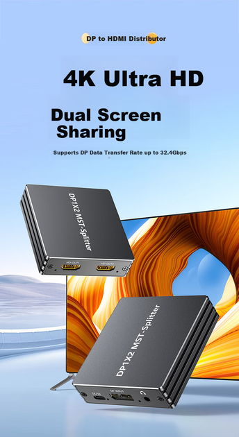 Свитчер Shengwei DDPH102G DisplayPort — HDMI 4K 60 Гц - изображение 3