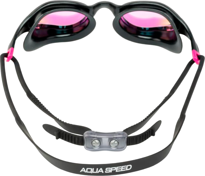 Очки для плавания Aqua Speed Vortex Mirror+Case 8900 230-79 в чехле Чёрный (5908217689009) - изображение 4