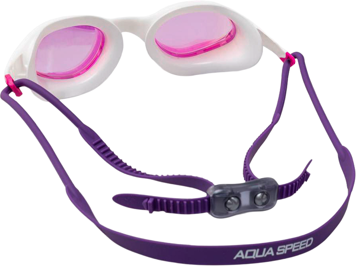 Очки для плавания Aqua Speed Vortex Mirror 8881 229-59 Бело-розово-фиолетовый (5908217688811) - изображение 3