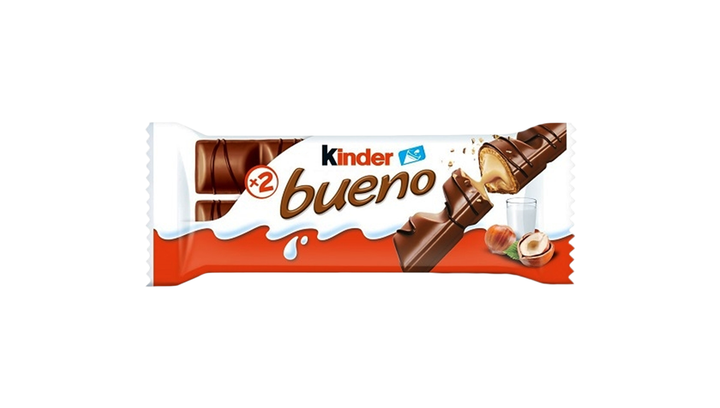 Батончик Kinder Bueno 2 Pieces 43g - Фото 6 Батончик Kinder Bueno 2 Pieces 43g - зображення 6