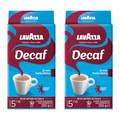 Набір Кава Мелена 2шт Lavazza Dek DECAF Intenso 250g - Фото 1 Набір Кава Мелена 2шт Lavazza Dek DECAF Intenso 250g - зображення 1