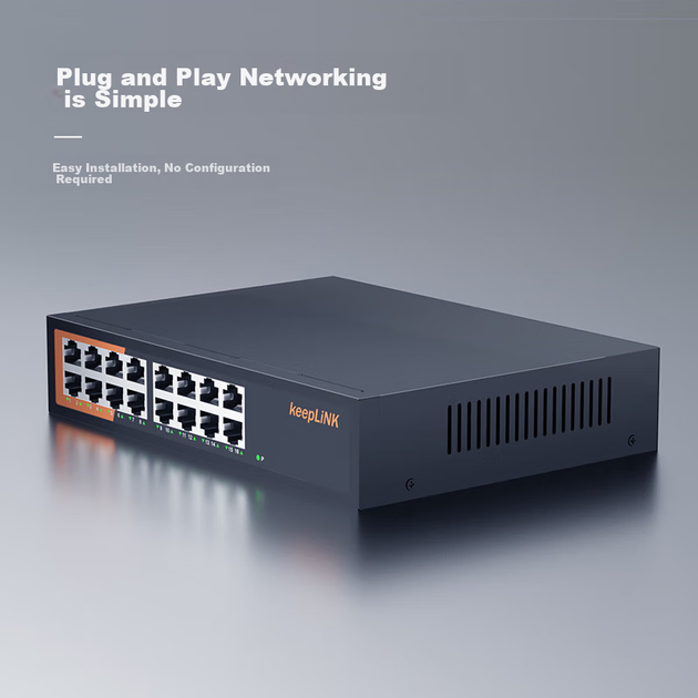 Коммутатор KeepLINK KP-9000 16-портовый гигабитный - изображение 5