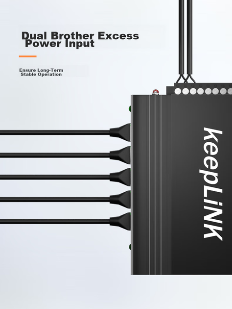Коммутатор KeepLINK KP-9000 5-портовый гигабитный промышленный - изображение 6