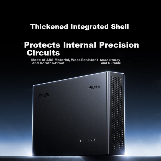 Коммутатор UGREEN 55616, 5 портов, 2.5G, для дома и NAS - изображение 6