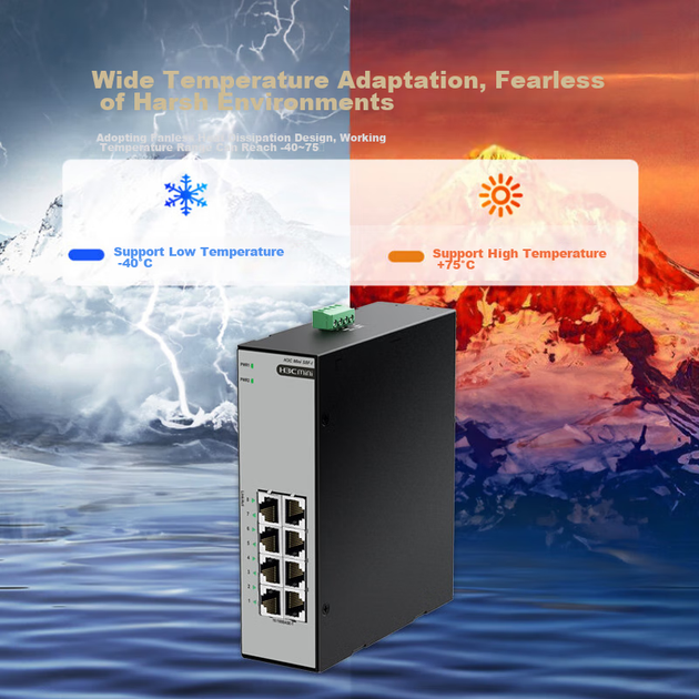 Коммутатор H3C S8F-I 8 портов промышленный, DIN-рейка, IP41 - Фото 8 Коммутатор H3C S8F-I 8 портов промышленный, DIN-рейка, IP41 - изображение 8