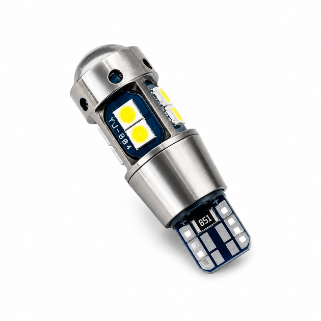 LED автолампа T10 W5W CANBUS 10SMD 3030 950Lm 8500K біла - Фото 1 LED автолампа T10 W5W CANBUS 10SMD 3030 950Lm 8500K біла - изображение 1