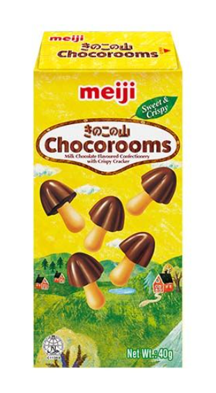 Печиво Chocolate Biscuits Chocorooms MEIJI 40 г - Фото 1 Печиво Chocolate Biscuits Chocorooms MEIJI 40 г - зображення 1