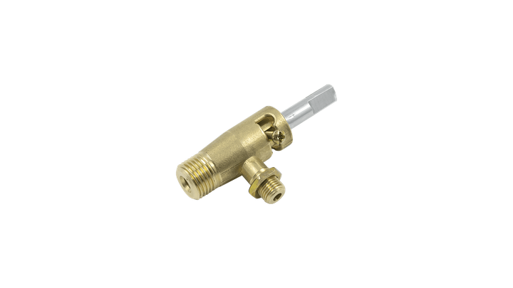 Кран для газовой плиты Электа, Дружковка, M10*1.0, М16*1.5 - изображение 2