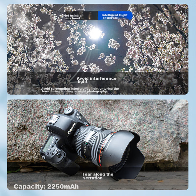 Бленда JJC для объектива Canon RF-S 18-150 IS STM, 55 мм, совместима с камерами R7 R10 R50 R100, объектив EF-M для M50II. - Фото 6 Бленда JJC для объектива Canon RF-S 18-150 IS STM, 55 мм, совместима с камерами R7 R10 R50 R100, объектив EF-M для M50II. - изображение 6