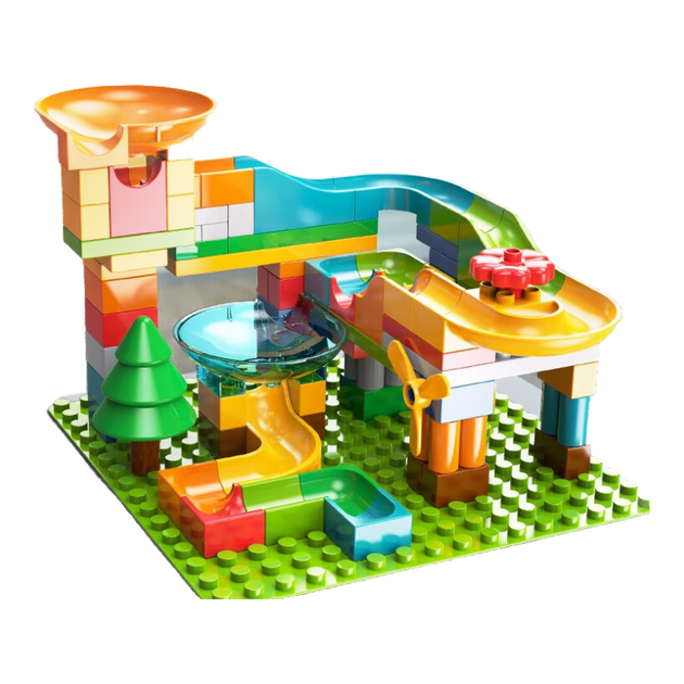 Набор FEELO, совместимый с крупными строительными блоками LEGO, игрушка для мальчиков и девочек, детский подарок на день рождения, пакет с выдвижными элементами 1625A-1 - изображение 4