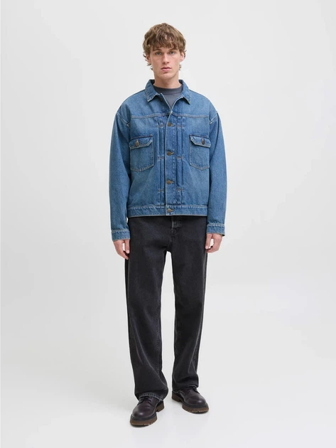 Широкі джинси JACK & JONES 10996926 Чорний 32/32 JNJ740 - Фото 2 Широкі джинси JACK & JONES 10996926 Чорний 32/32 JNJ740 - зображення 2