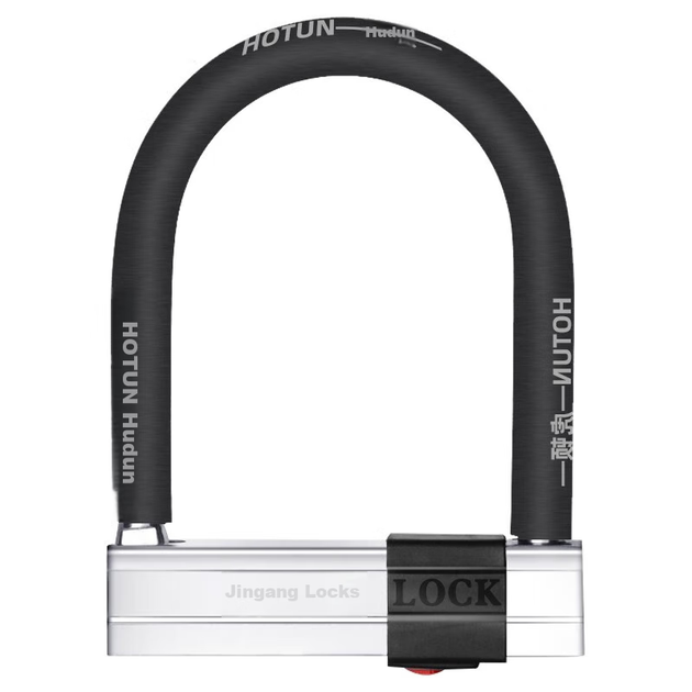Замок HOTUN U-образной формы, замок для мотоцикла, замок для электровелосипеда, противоугонный замок, U-образный противоугонный замок A136 - изображение 7