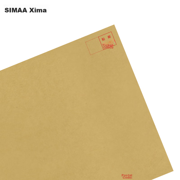 SIMAA [Найнижча ціна онлайн] 40 аркушів № 9 крафт-паперу A4 Великі конверти 120 г товсті папки для файлів, стандартні поштові конверти 324*229 мм, конверти для зарплати, конверти для рахунків-фактур 19001 - зображення 5