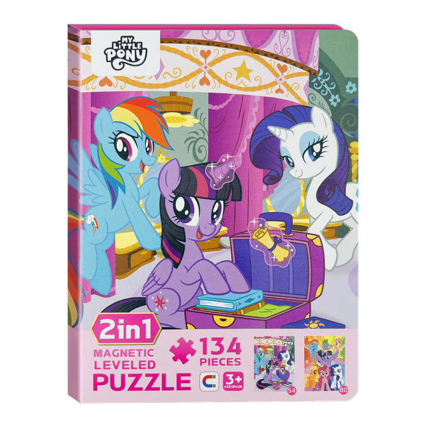 Магнітний пазл Dayanxiaowa My Little Pony, розвиваюча іграшка для дітей віком 3-6 років, магнітна гра-головоломка, подарунок на день народження для дівчаток 2 років - изображение 4