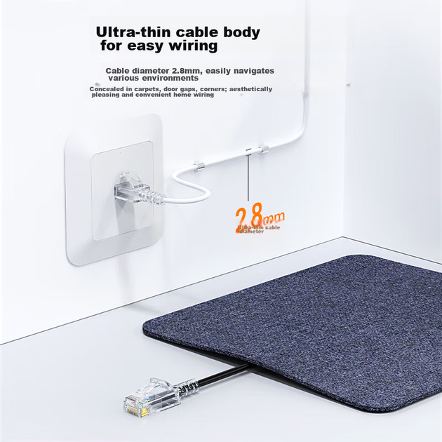 Патч-корд Biaze WX21 Cat 6a 10 Гбит/с 20 м Белый - изображение 10