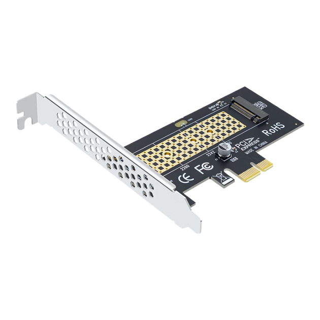 Плата расширения EB-LINK PCIe 4.0 X1 на M2, высокоскоростной однопортовый интерфейс M.2, адаптер NVMe, твердотельный накопитель SSD. - изображение 4